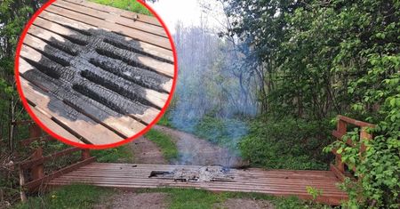 Podpalenie mostu w gminie Międzylesie. Wandal zatrzymany