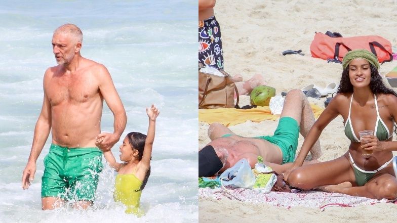 Vincent Cassel wybrał się z ukochaną i córką na plażę 