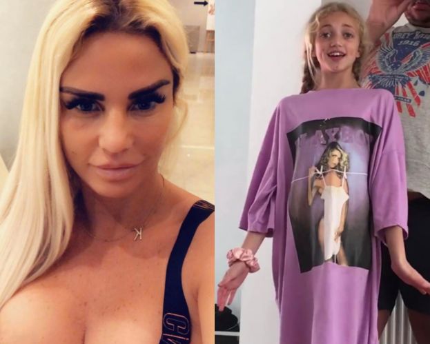 Katie Price atakowana przez "instamatki": "Dlaczego ubrałaś córkę w t-shirt Playboya? Powinnaś się WSTYDZIĆ"