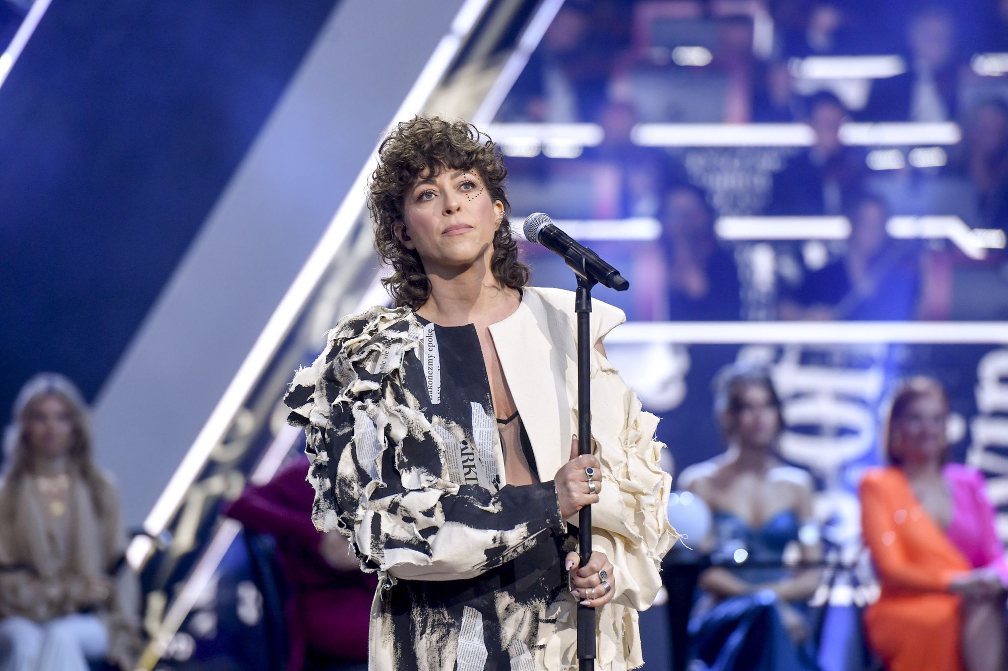 Natalia Kukulska podczas festiwalu w Opolu