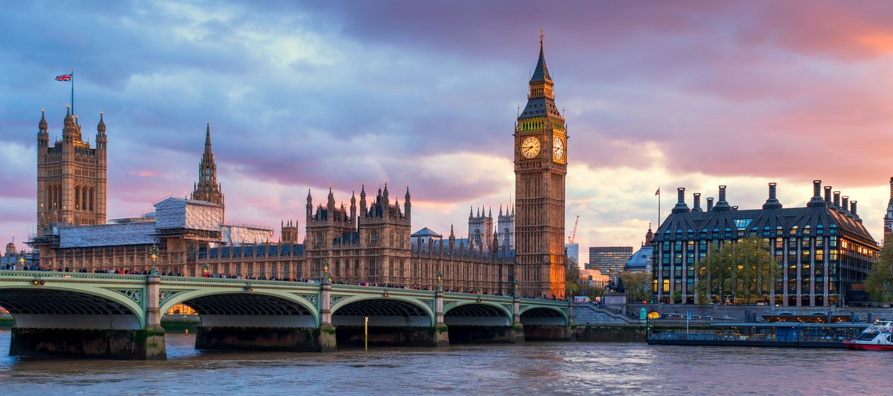 Widok na Big Ben i Westminster Bridge