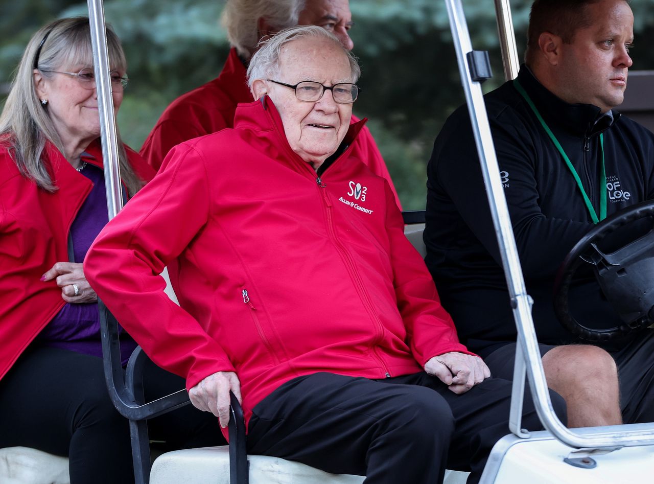 Warren Buffett's net worth hovers around $100 billion.