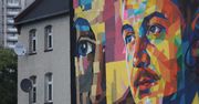 Katowice: Mural Wojciecha Korfantego w zupełnie nowej odsłonie. Dzieło "po liftingu" już zdobi katowickie Zawodzie