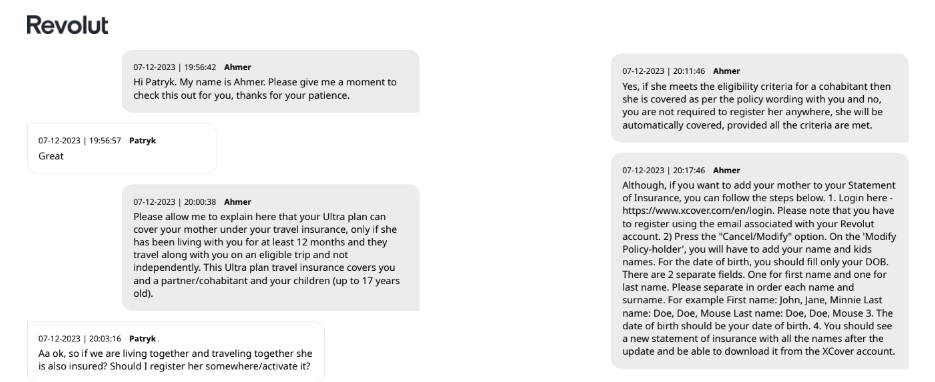 Rozmowa z pracownikiem Revoluta