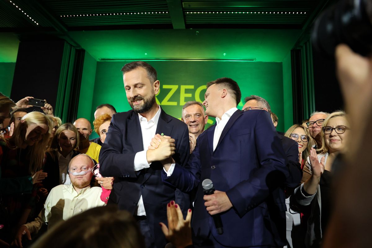 Trzecia Droga i Koalicja Obywatelska wyszarpały dwa mandaty od PiS - w porównaniu do 2019 roku partia Jarosława Kaczyńskiego straciła 