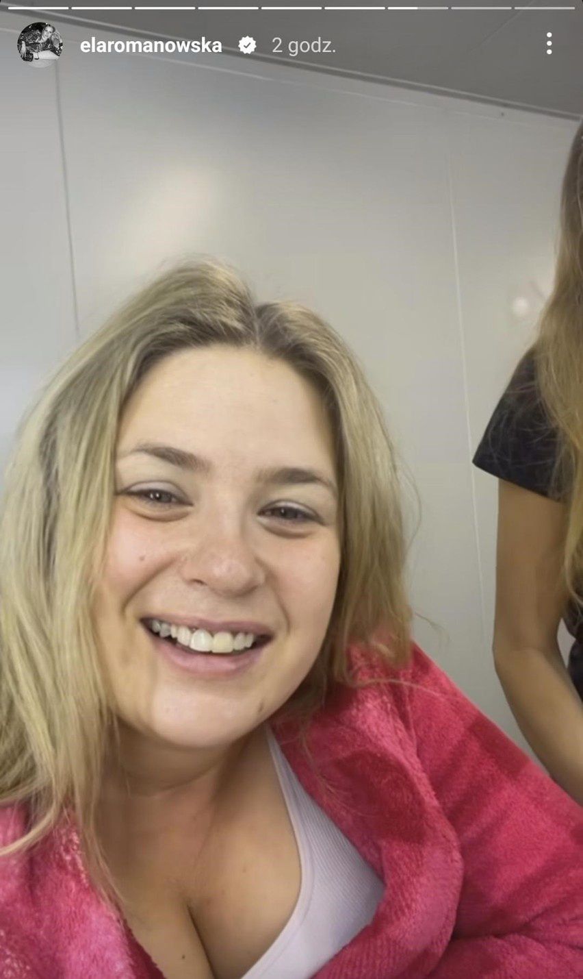 Ela Romanowska bez makijażu