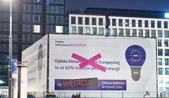 Aktywiści Greenpeace przerobili plakat "kampanii żarówkowej". "Węgiel = droga energia, wysokie ceny"