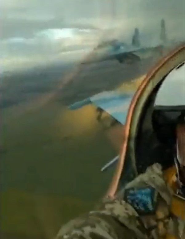 Nagranie z myśliwca