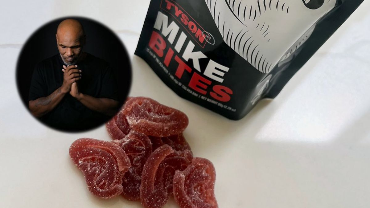 Mike Tyson sprzedaje konopne żelki w kształcie ucha