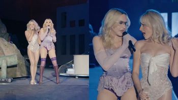 Madonna wywija u boku Sabriny Carpenter na Coachelli i śmieje się z jej wzrostu: "Pierwszy raz występuję z kimś niższym ode mnie" (WIDEO)