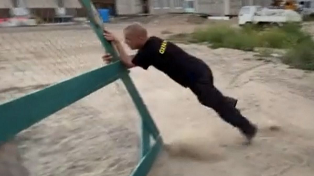 Dozorca był bardzo pijany