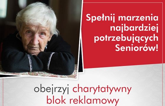 Charytatywny blok reklamowy #PulsSeniorom w Wigilię w TV Puls (wideo)