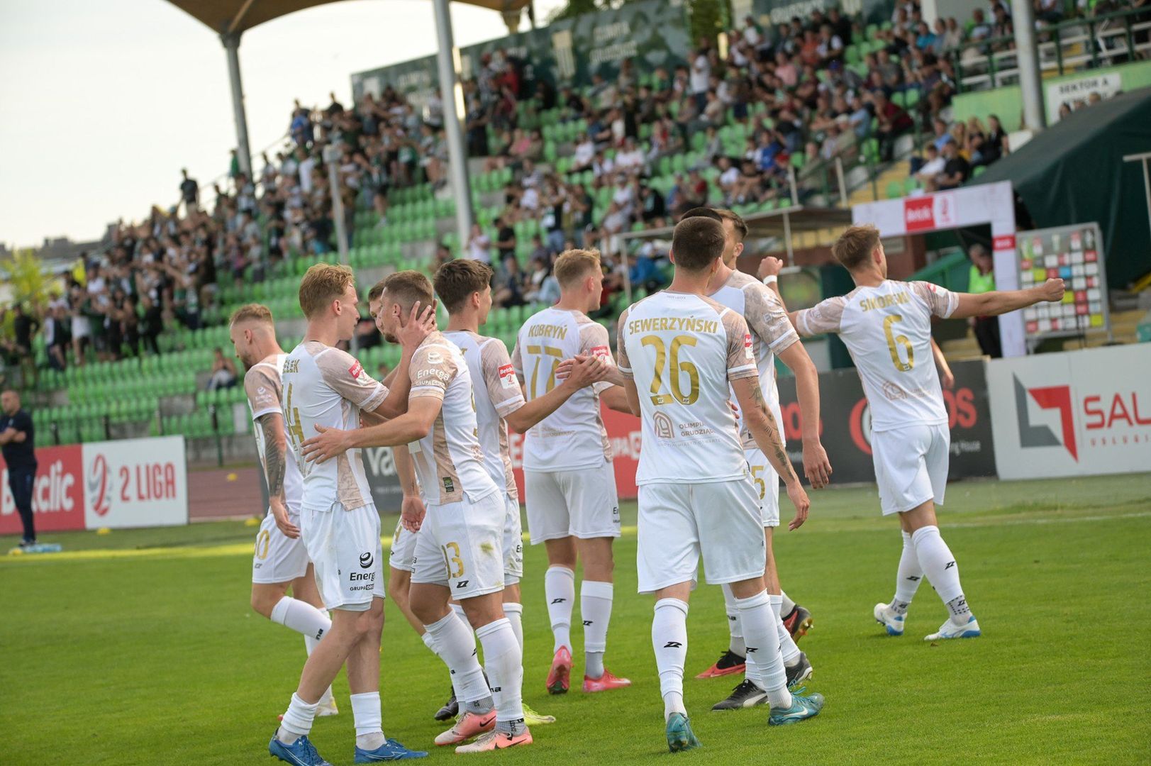 Olimpia Grudziądz po dwóch zwycięstwach w meczach barażowych utrzymała się w Betclic 2. Lidze