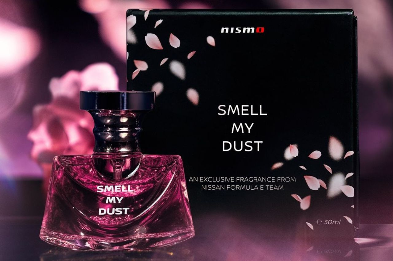 Nissan introduces "Smell My Dust" perfume ahead of Shanghai race