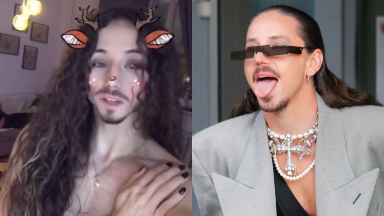 Michał Szpak świętuje z kolegą w półnegliżu. "Moja niunia" (FOTO)