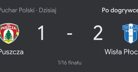 Wisła Płock awansowała do 1/8 finału Pucharu Polski! Gol w dogrywce przesądził o zwycięstwie!