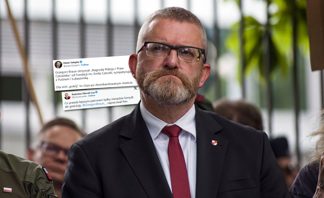 Braun otrzymał "nagrodę" z Białorusi. Jest reakcja rządu