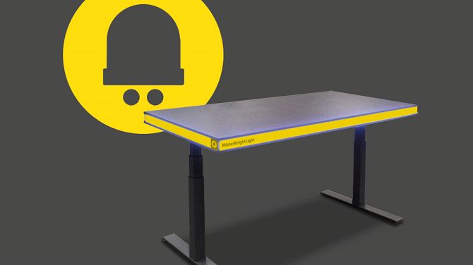 MisterBrightLight - przy tym biurku chce się pracować! Podpowie, kiedy przewietrzyć pokój i zrobić przerwę 1