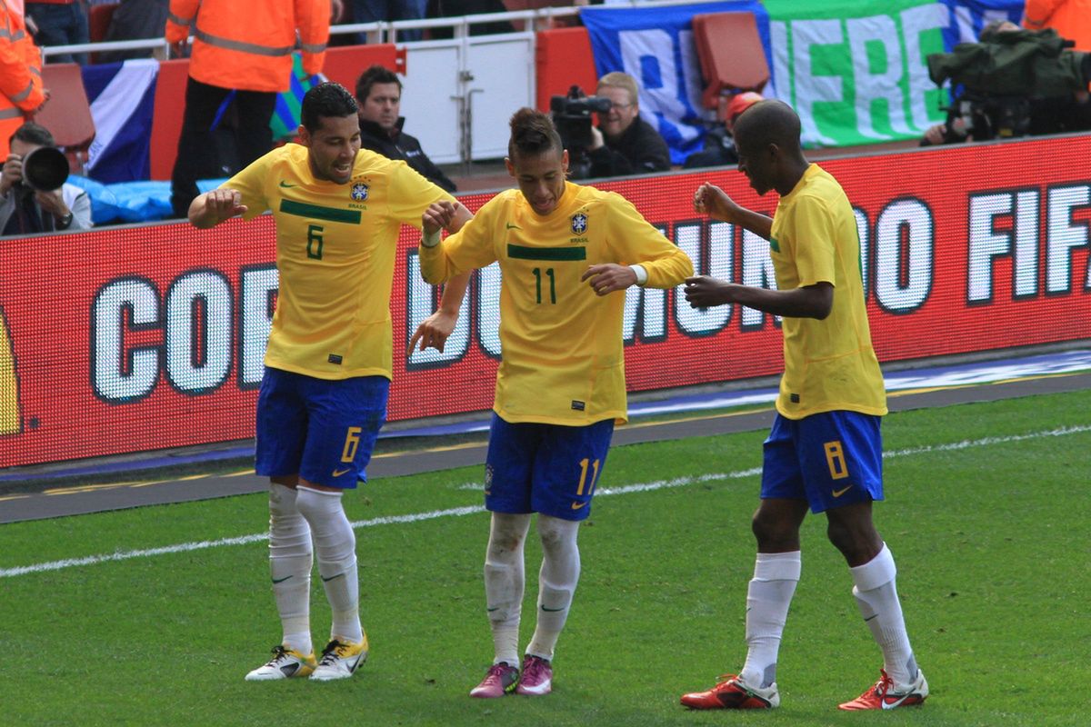 Neymar w barwach reprezentacji Brazylii