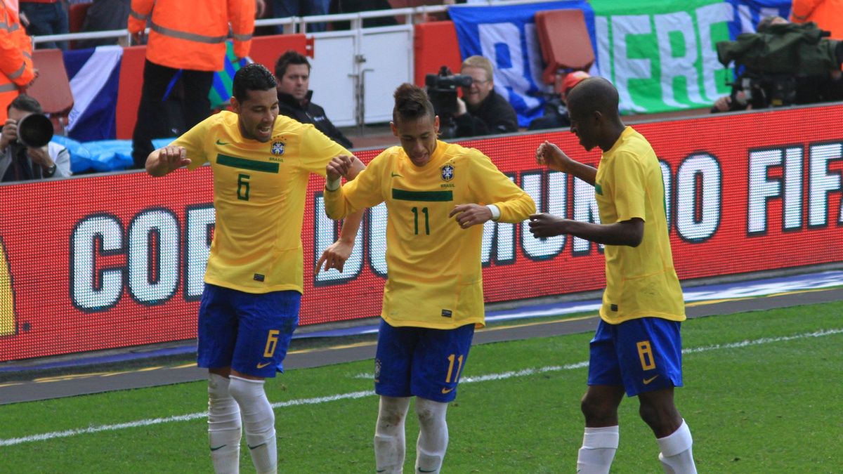 Neymar w barwach reprezentacji Brazylii