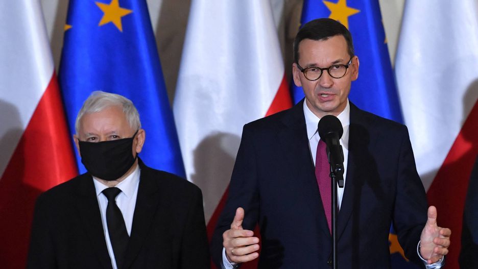 Na zdjęciu: Jarosław Kaczyński i Mateusz Morawiecki