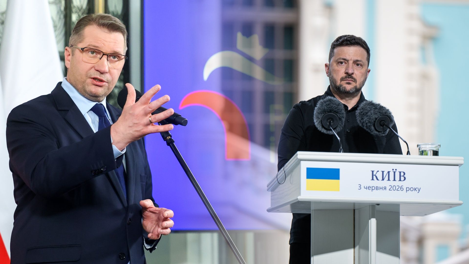 Ostre starcie Czarnka z ukraińską dziennikarką: Kulisy awantury