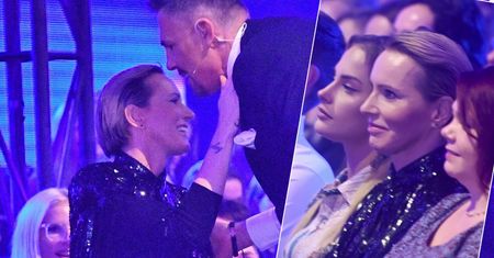 "Taniec z gwiazdami". Paulina Smaszcz na widowni show Polsatu. Tak się zachowywała