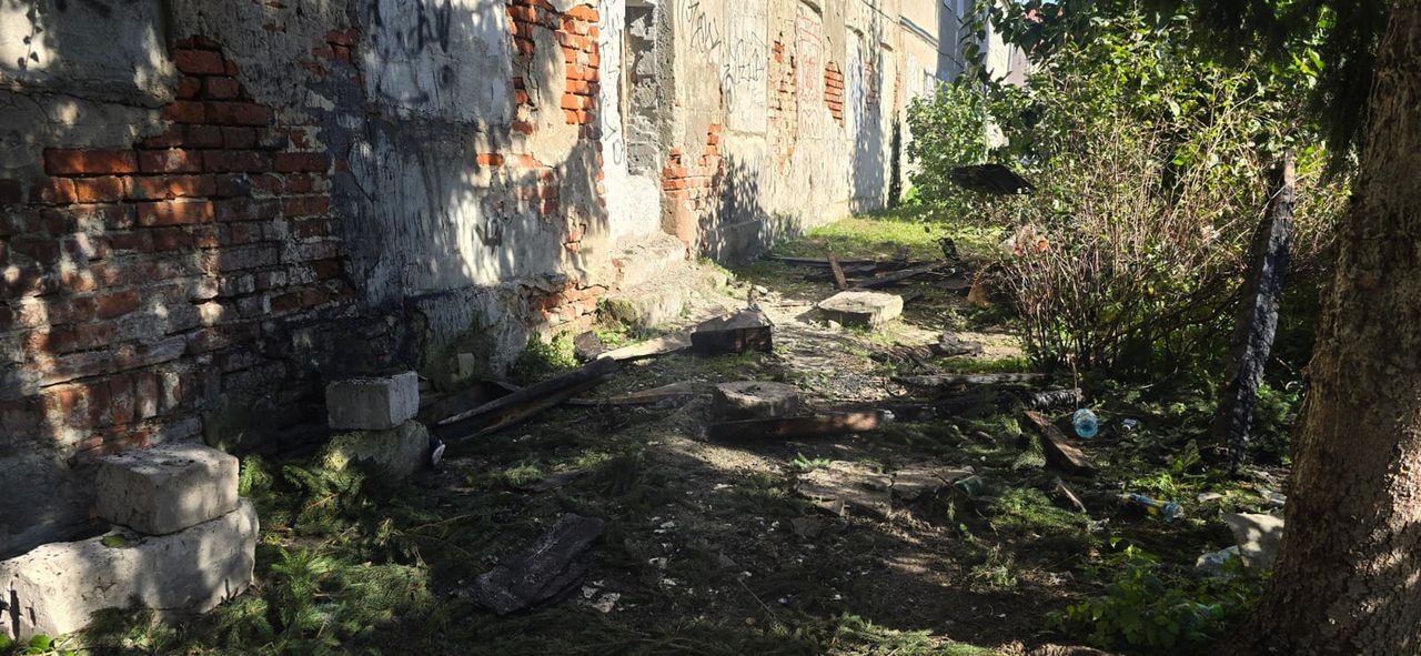 Pożar pustostanu 