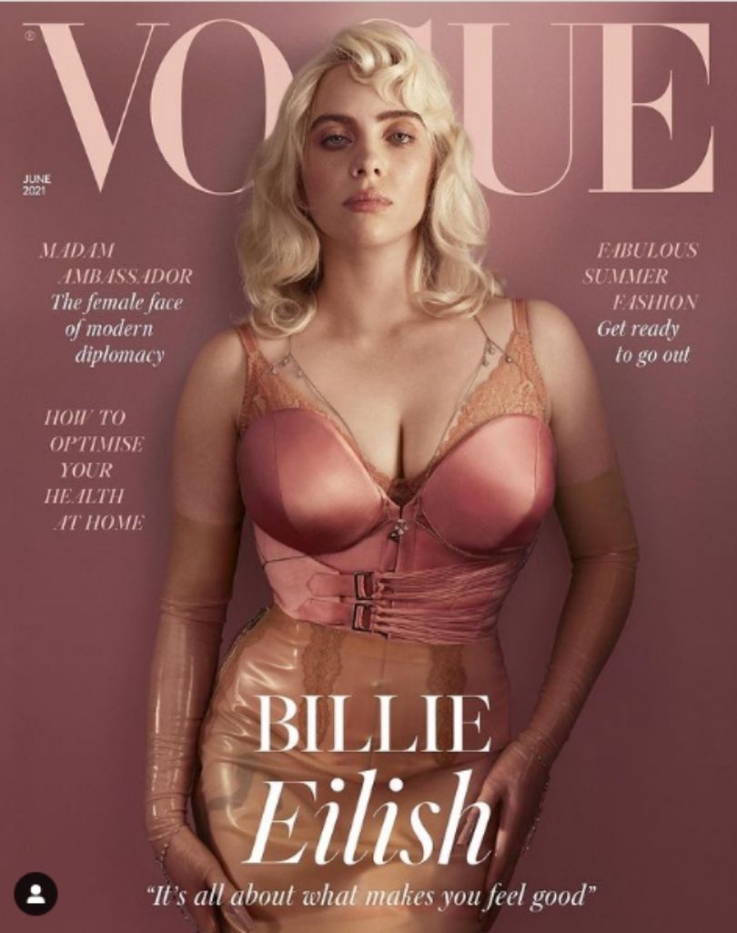 Billie Eilish pozuje dla brytyjskiego "Vogue'a"