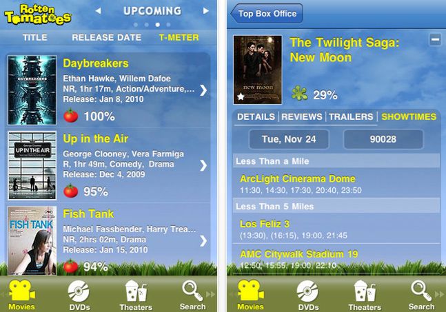 Oscary 2010 – przegląd filmowych aplikacji na iPhone’a 4