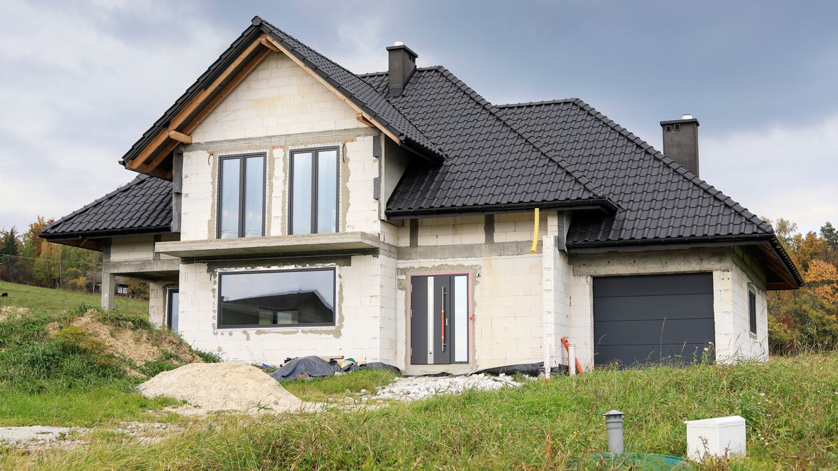 Construction site of a detached house in Krakow, Poland.
architecture, area, building, buy, city, construction, construction site, design, detached house, development, dwelling, estate, exterior, family house, finance, find, front, garage, grass, green, home, house, housing, investment, landscape, lawn, loan, modern, nature, neighborhood, new, offer, outdoor, property, real, rent, residence, residential, roof, sale, suburb, suburban house, suburban neighborhood, suburbs, summer, town, unfinished, urban, window, windows