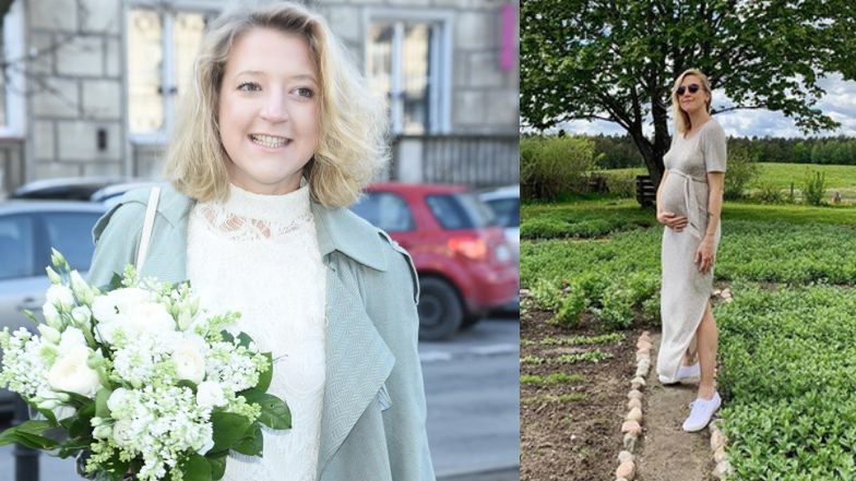 Lara Gessler chwali się coraz większym ciążowym brzuszkiem, pozując w ogródku warzywnym