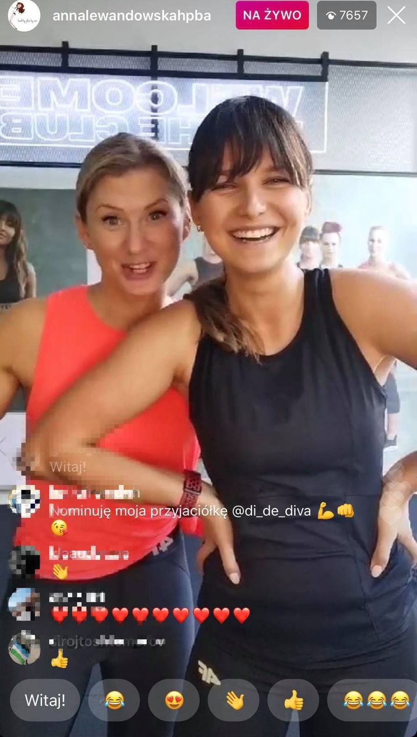 Anna Lewandowska powraca do treningów