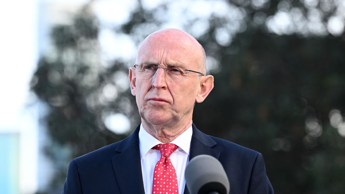 Australia-UK Ministerial Consultations (AUKMIN)
epa12260433 British Secretary of State for Defence John Healey attends a press conference at Admiralty House during the Australia-UK Ministerial Consultations (AUKMIN), in Sydney, Australia, 25 July 2025.  EPA/DAN HIMBRECHTS  AUSTRALIA AND NEW ZEALAND OUT 
Dostawca: PAP/EPA.
DAN HIMBRECHTS
aukmin, UK, Australia, Britain, United Kingdowm, Ministerial Consultations