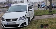 Zderzenie volkswagena i seata w Gorzowie