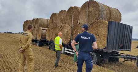 Policja odwiedza rolników. Ostatnie żniwa były fatalne w skutkach