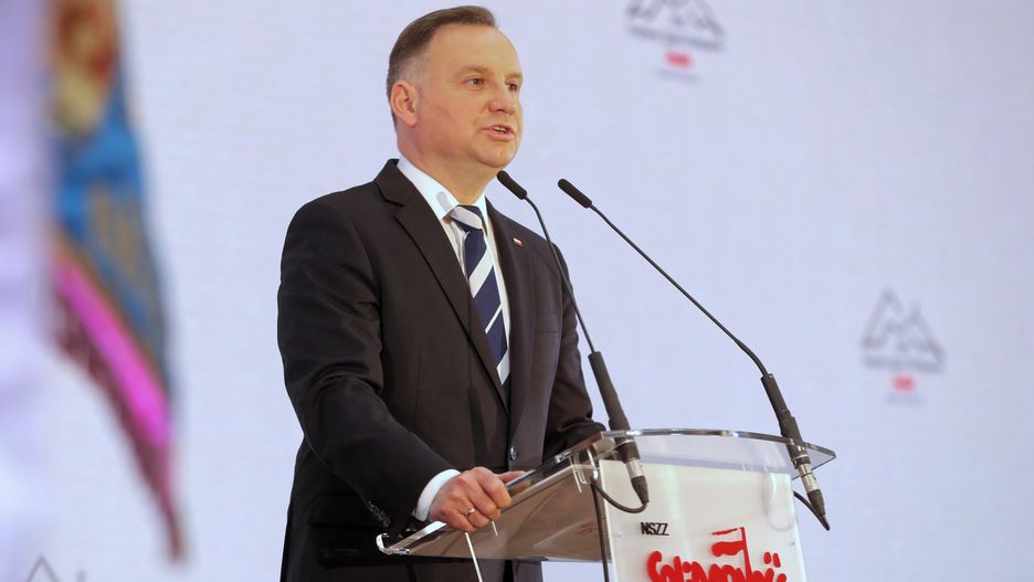 Andrzej Duda przemówił podczas 30. Krajowego Zjazdu Delegatów NSZZ “Solidarność” w Centralnym Ośrodku Sportu w Zakopanem,