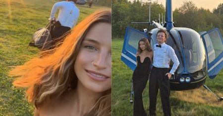 Julia Wieniawa poleciała na bal HELIKOPTEREM. Internauci grzmią: "Jak tam wasze papierowe słomki?"