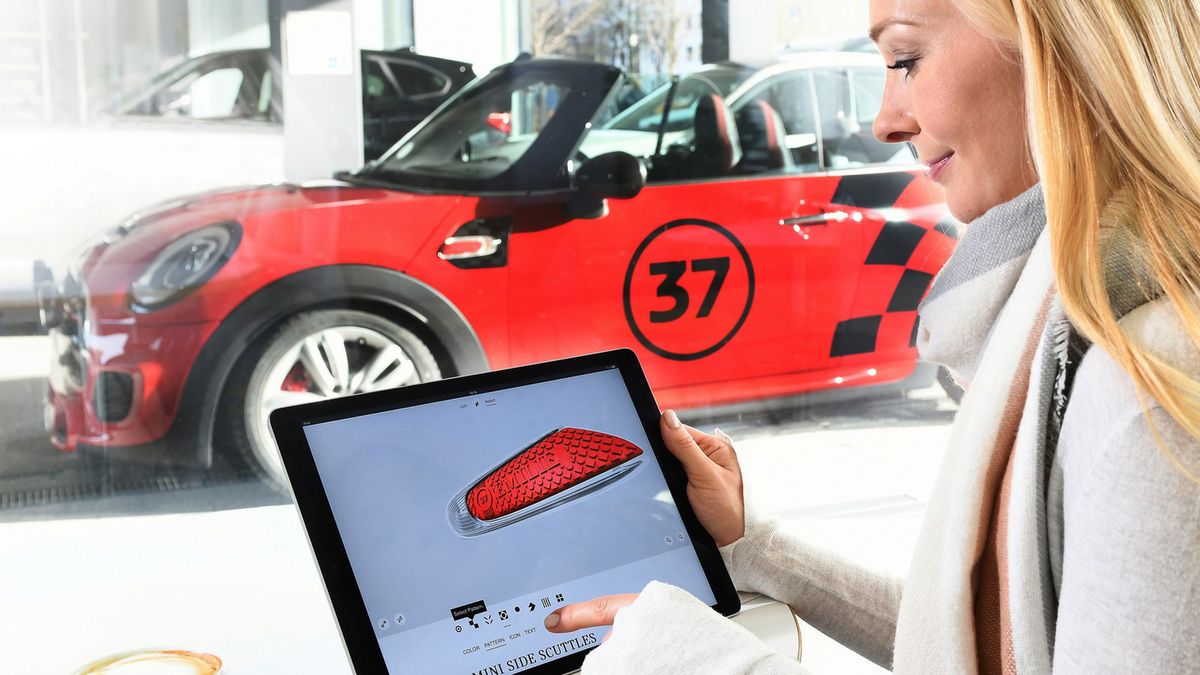 Wystarczy kilka godzin i element jest gotowy do zamontowania. Odległa przyszłość? Nie, to dzisiejszy salon MINI