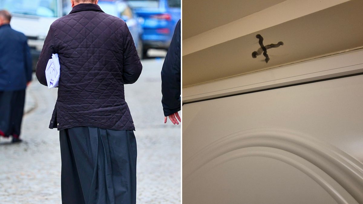 Ksiądz Daniel Wachowiak od razu zwrócił uwagę na ten symbol.