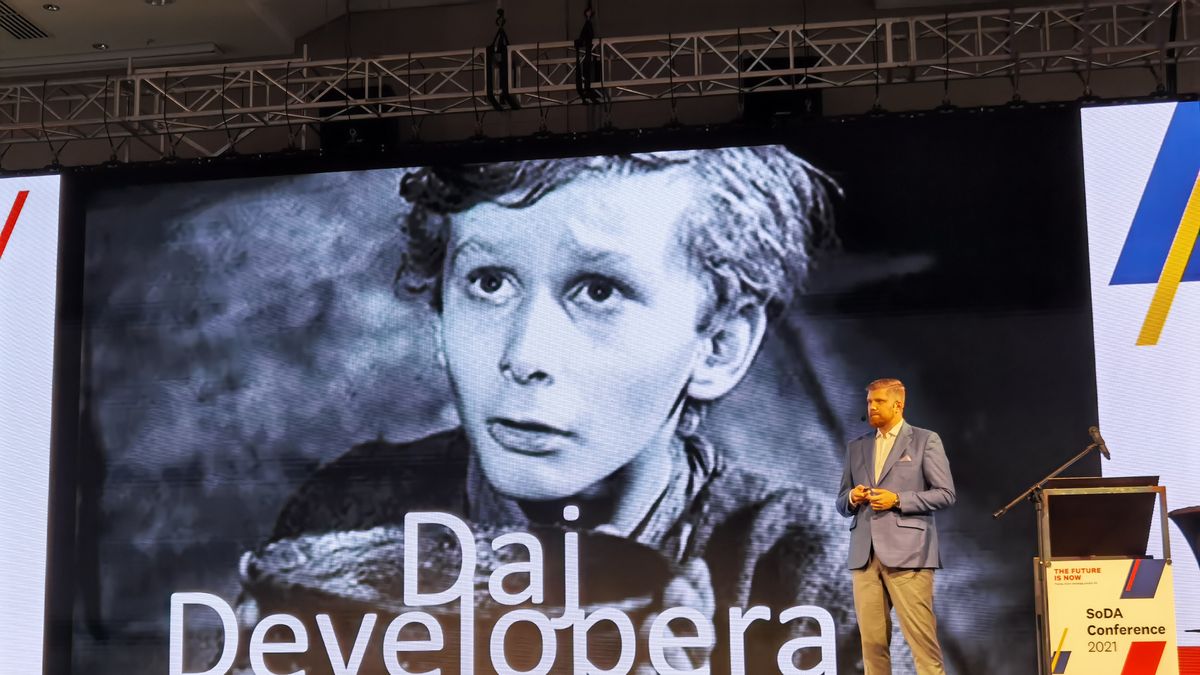 SoDA Conference 2021, wystąpienie Szymona Negacza 