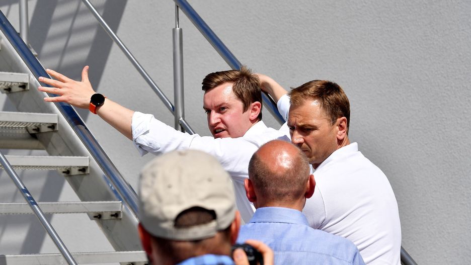 Wybory prezydenckie 2020. W czwartek Sławomir Nitras przytrzymał wiceministra Sebastiana Kaletę. Rafał Trzaskowski nie ma mu nic do zarzucenia