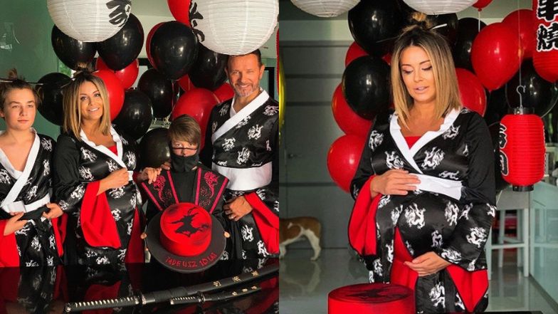 Małgorzata Rozenek świętuje 10. urodziny Tadeusza