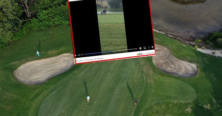 Floryda. Olbrzymi aligator spacerował po polu golfowym