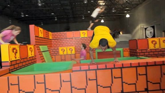 Nauka free runningu w klimatach Mario 1