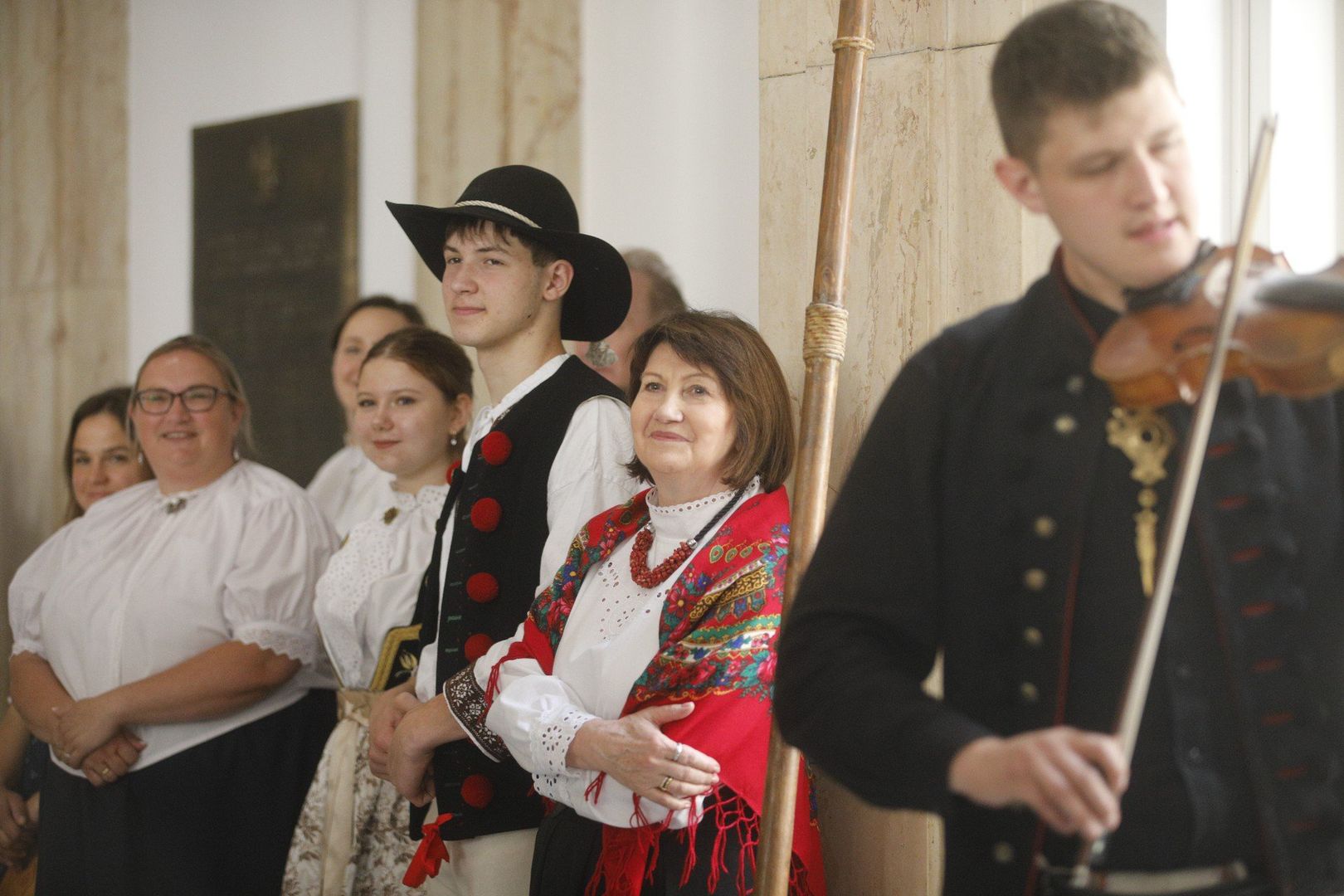 Górali Śląscy, Żywieccy i Babiogórscy promowali dziś w Katowicach tegoroczny Tydzień Kultury Beskidzkiej