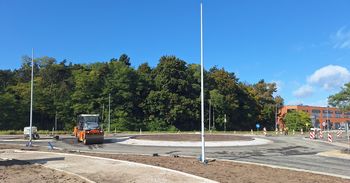 Toruń: Rondo w północnej części miasta prawie gotowe. Wracają na nie autobusy