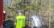 Kościerzyna: Zderzenie osobówki i ciężarówki. 22-letni kierowca zginął na miejscu, 20-latek jest ciężko ranny