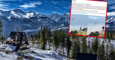 Robili ślubne zdjęcie w Tatrach. Nagle zobaczyli taki widok
