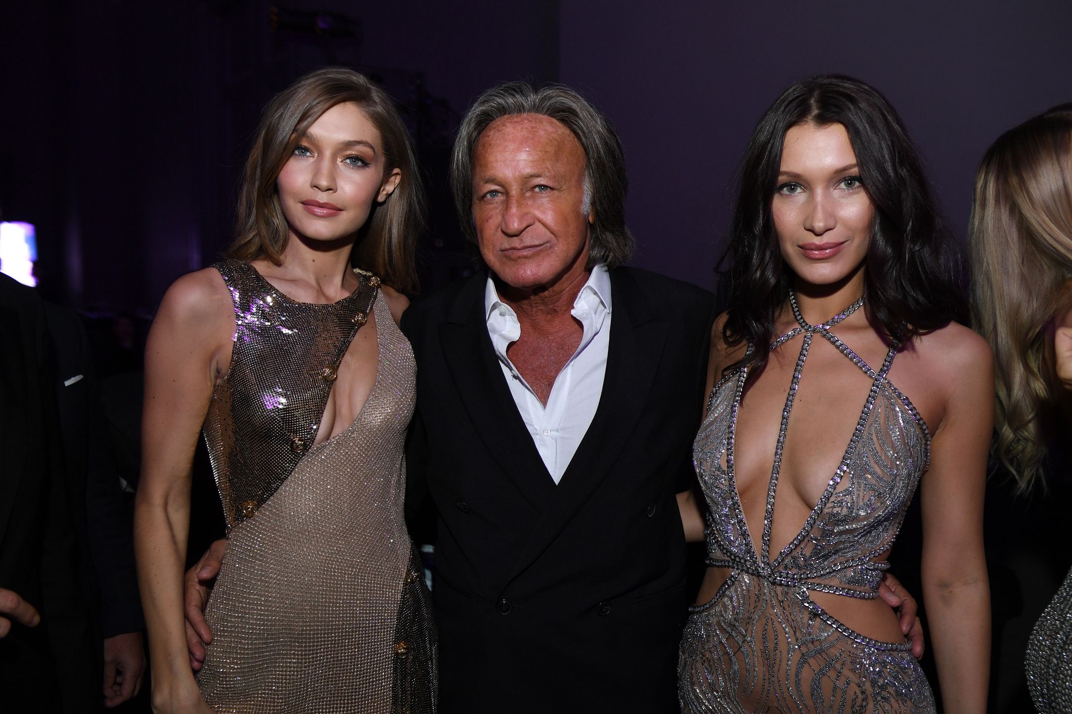 Mohamed Hadid z córkami